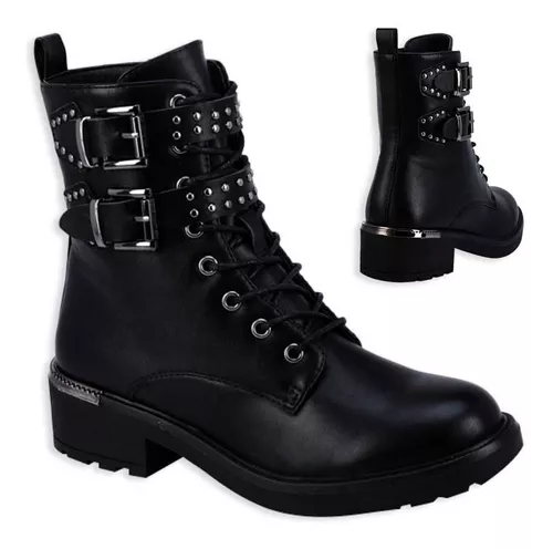 Bota Militar De Mujer Goodyear Negra De Calidad!