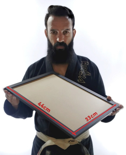Quadro Arte Helio Gracie Decoração Academias Jiu Jitsu