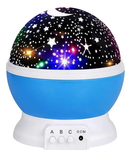 Lámpara Veladora Proyector De Estrellas 4 Modos De Luz Tcweb