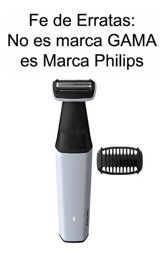 Imagen 2 de 10 de Depiladora Afeitadora Gama Bodygroomer Cortadora Inalambrica Rasurador Corporal Todo El Cuerpo - Garantia Oficial -