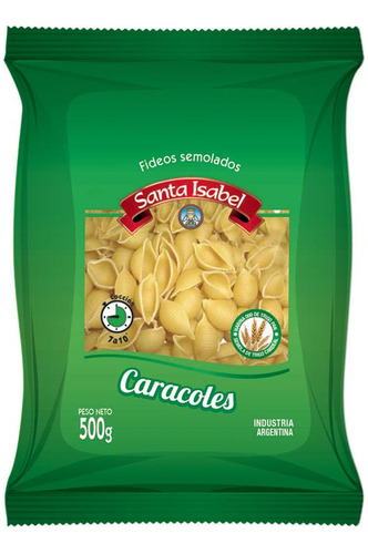 Fideos  Caracol 500 Gr Sta.isabel Pro