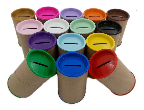 Imagem 7 de 10 de 50 Cofrinho De Papelão - Cofre P/ Personalizar.