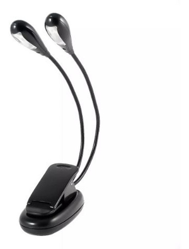 Luz Led Doble Para Lectura De Libros Con Pinza Clicshop