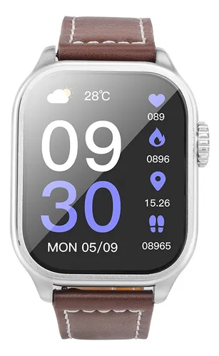Smartwatch correa cuero hotsell