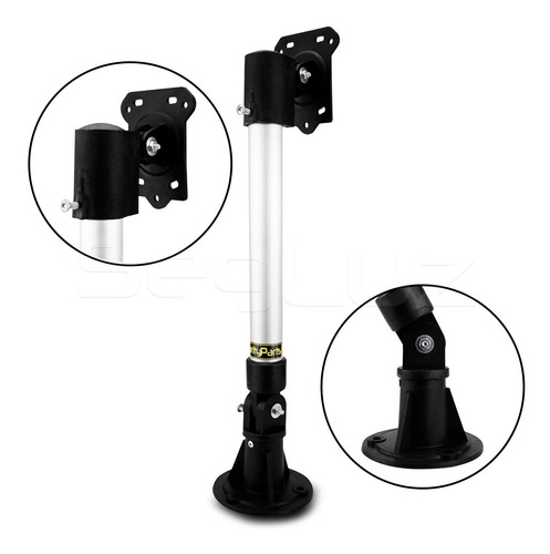 Imagem 1 de 9 de Suporte P/ Câmera Segurança Cftv Infra Sensor Iva 40cm