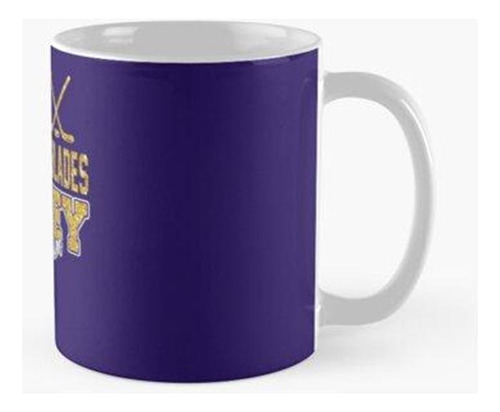 Taza Purpurina Personalizada Para Mamá De Hockey Calidad Pre