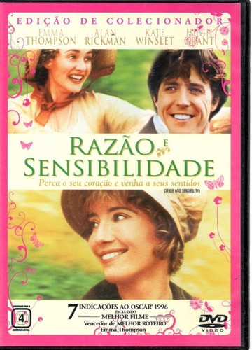 Dvd Razão E Sensibilidade - Original Novo E Lacrado