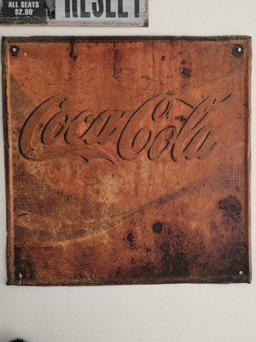 Anuncio Lámina Coca Cola Antiguo Original