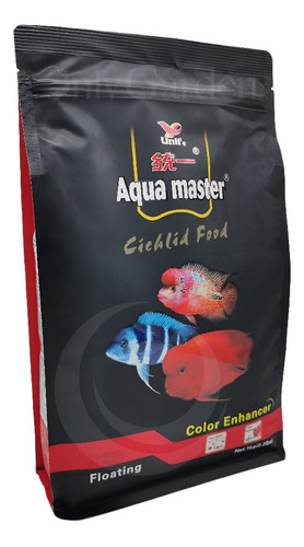 Alimento Para Flower Horn Y Ciclidos Aquamaster 1kg Premium