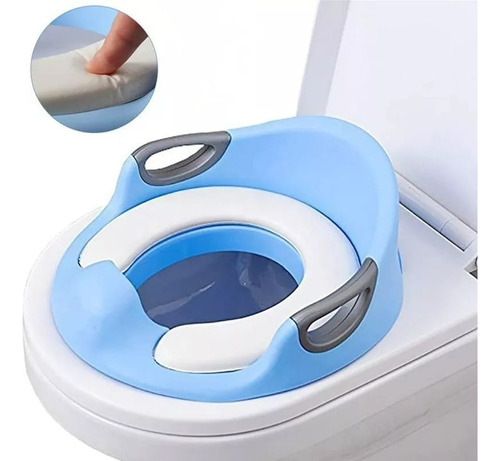 Asiento De Entrenamiento De Baño Para Bebés Y Niños Celeste