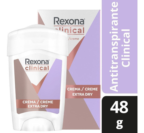 Desodorante Rexona Clinical Extra Dry Barra 48 G