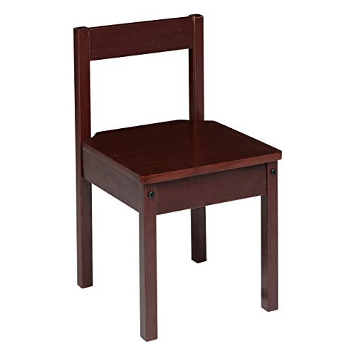 Amazon Basics Juego De Mesa Infantil De Madera Maciza Con Do