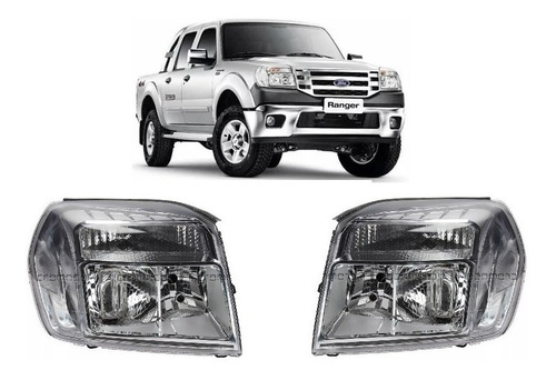 Juego Optica Ford Ranger 2010 2011 2012