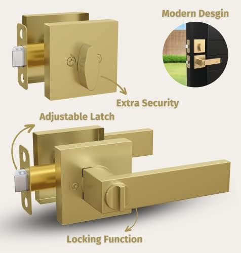 Mega Handles Combo De Entrada I Manija De Puerta Con Palanca