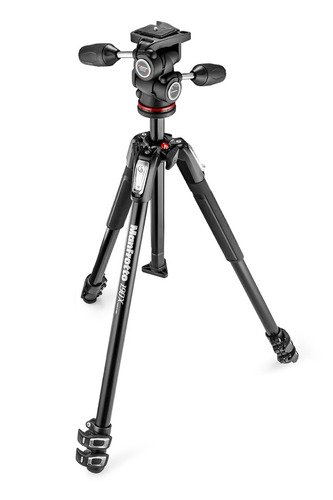Manfrotto Mk190x3-3w1 Tripie 3 Secciones Con Cabeza 804mkii