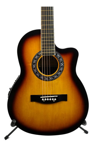 Guitarra Electroacustica Campero Tipo Ovation Sunburst