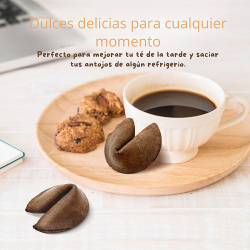 100 Galletitas De La Fortuna De Chocolate Msje En Español