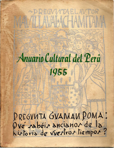 Anuario Cultural Del Perú 1955 Colegio Militar Leoncio Prado