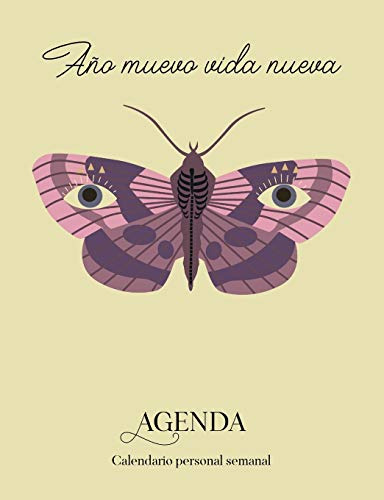 Ano Nuevo Vida Nueva Agenda Calendario Personal Semanal: New