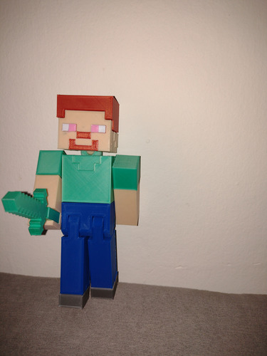 Steve Articulado Minecraft || Impresión 3d