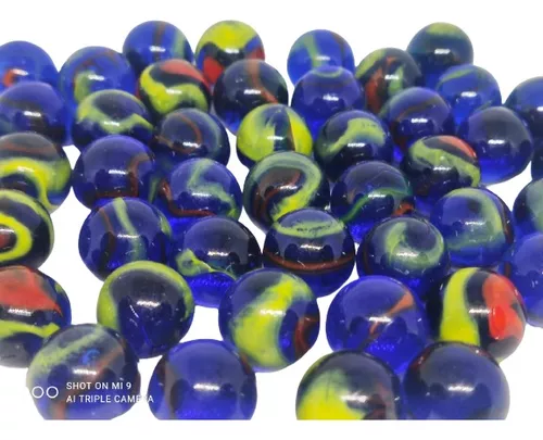 Bolas de gude de vidro transparente, 20 peças, bola quicante, mármore  sólido transparente para tiro de estilingue e pista de mármore e jogos de  gude tradicionais (10 mm)