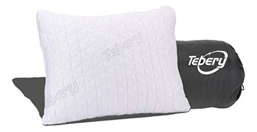 Tebery Almohada De Viaje De Espuma Viscoelástica Triturada 