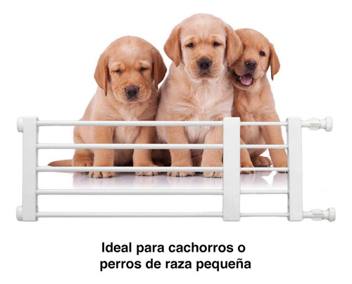 Reja Perros Bebés Puerta Escalera Ajustable 56 A 100 Cms