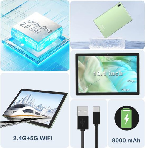 Oangcc Android 13 Tablet De 10 Pulgadas Con 12 Gb (6+6 Expan