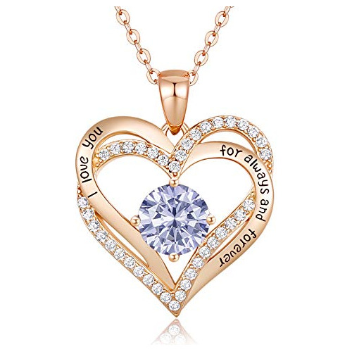 Cde Forever Love Heart Women Necklace 925 Sterling Silver Ro