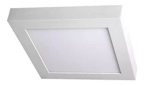 Panel Led De Aplicar Cuadrado Silverlight 18w Calido 220v