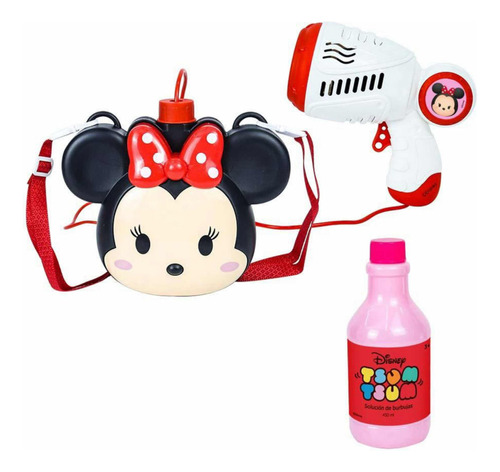 Lanzador De Burbujas Con Bolsa Minnie Mouse Disney Original