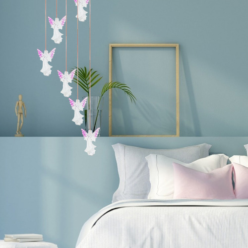 New Campanas De Viento Led Solares Que Cambian De Color En -