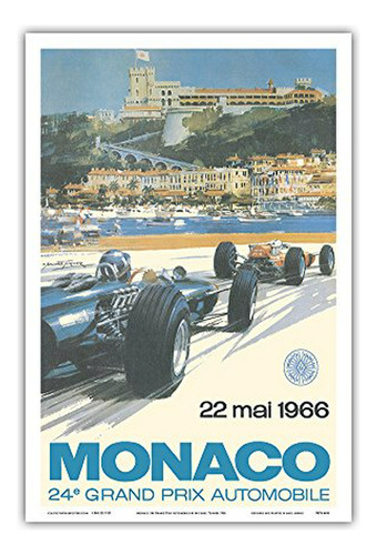 Pacifica Island Art Mónaco 24e Grand Prix Automobile 1966 (2