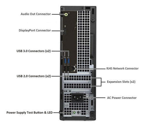 Dell Optiplex 3040 Sff | I5-6500t | 8gb Ram | 256gb Ssd | 24 (Reacondicionado)