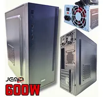 Comprar Case Con Fuente 600w Jemip Jp-83203 Atx Negro Pc Cpu