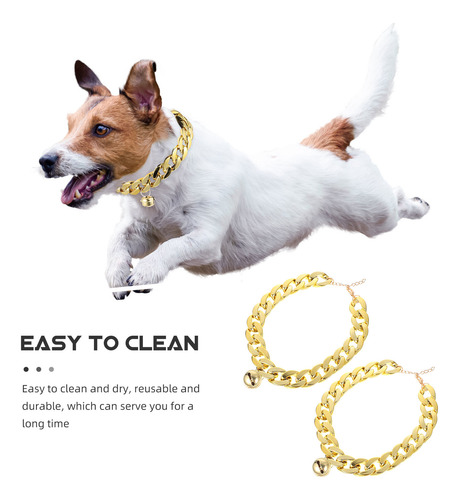 Collar Decorativo Con Forma De Campana Para Perro, Cadena Do