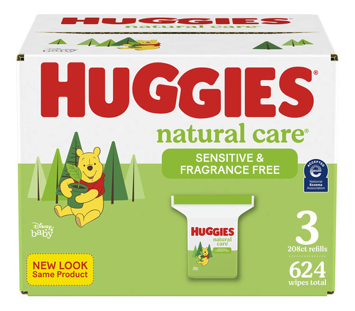 Huggies Natural Care - Toallitas Hmedas Para Beb, Adecuada