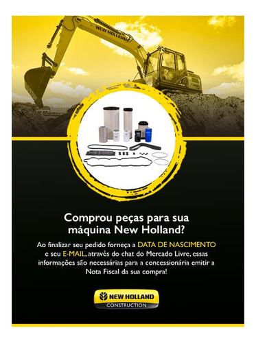 Filtro De Combustível Separador 84273566 Escavadeira E215b