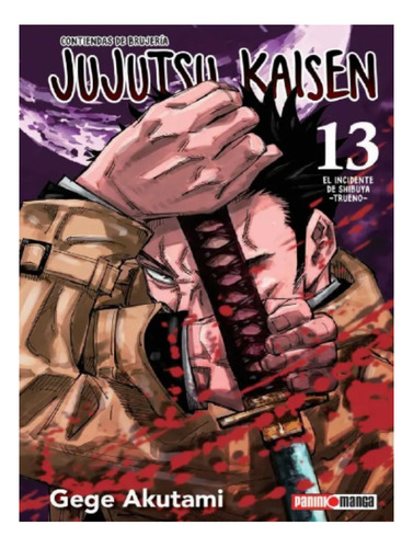 Jujutsu Kaisen Tomo No.13 Panini Anime Español