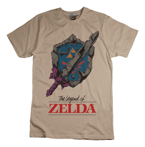 Playera Gamer Nintendo The Legend Of Zelda Link Escudo