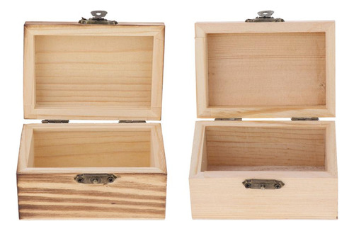 Caja De Con Cierre Frontal 4 × 2.5 × 2 Pulgadas Caja Retro