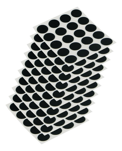 200 Tapa Adhesiva Para Tornillo Color Negro