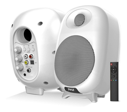 Pyle Hifi - Juego De Altavoces Bluetooth De 60 W, Entrada Rc