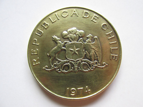 Antigua Medalla Banco Interamericano Desarrollo Chile 1974 