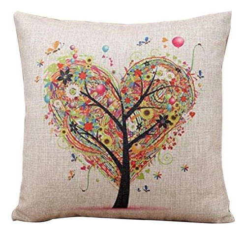 Funda De Lino Q Pillowcase, Funda Decorativa De Lino C 8586
