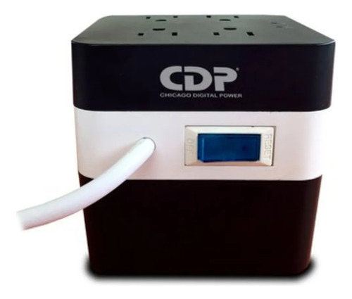 Estabilizador De Corriente Cdp Compacto Box 4 Salidas 4 Usb