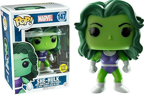 Juguete Coleccionable - Pop! Marvel Hulka Brilla En La Oscur