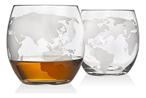 Juego De Jarra De Whisky Con 2 Vasos De Whisky De Globo Grab