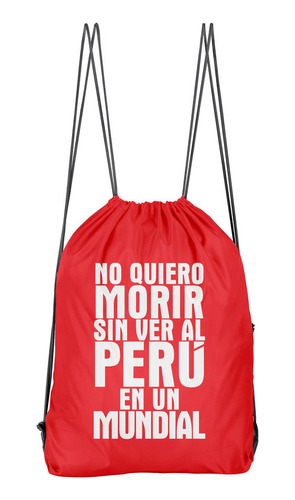 Bolso Deportivo No Quiero Morir (d0510 Boleto.store)