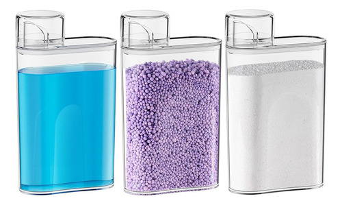 - Dispensador De Detergente Para Ropa De 3 Piezas,
